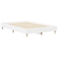 Bedframe zonder matras 140x190 cm spaanplaat wit - thumbnail