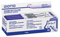 Giotto Robercolor whiteboardmarker, medium, ronde punt, blauw - thumbnail