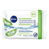 Nivea Nivea Reinigingsdoekjes Bio Aloe Vera 25 stuks - thumbnail