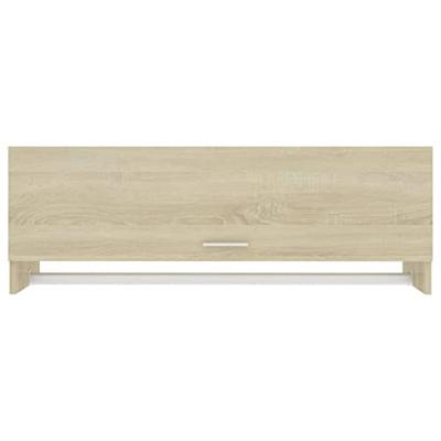 Kledingkast 100x32,5x35 cm spaanplaat sonoma eikenkleurig
