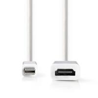 Mini-DisplayPort - HDMI-kabel | Mini-DisplayPort male - HDMI-uitgang | 0,2 m | Wit - thumbnail