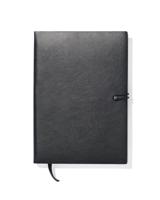 HEMA Notitieboek gelinieerd PU zwart A5 - thumbnail