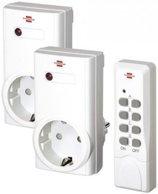 Brennenstuhl Brennenstuhl 1507150, Kabellos, 433,92 MHz, Indoor, Weiß, IP20, 150 mm 1507150 Stopcontactset FSK 433 MHz 2-voudig Thuis 1000 W Brennenstuhl Brennenstuhl 1507150, Kabellos, 433,92 MHz, Indoor, Weiß, IP20, 150 mm 1507150 Stopcontactset FSK 433 MHz 2-voudig Thuis 1000 W