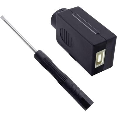 Quadrios 2001C203 USB 2.0 modulaire busset, type B Bus, recht 1 stuk(s)