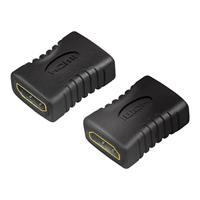 LogiLink AH0006 HDMI Adapter [1x HDMI-bus - 1x HDMI-bus] Zwart 0 mm - thumbnail