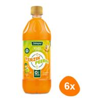 Slimpie - Perzik Peerrr Kids Siroop - 6x 580ml - thumbnail