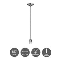 Light depot - verlichtingspendel Fabric - zilver - Outlet - thumbnail