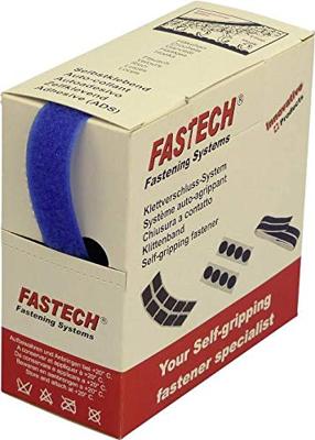 FASTECH® B20-STD-L-042605 Klittenband Om op te naaien Lusdeel (l x b) 5 m x 20 mm Blauw 5 m