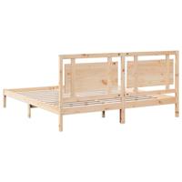 Bedframe extra lang zonder matras massief hout 180x220 cm - thumbnail