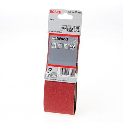 Bosch Accessories 2608606016 2608606016 Schuurband Korrelgrootte (num) 60 (l x b) 410 mm x 65 mm 3 stuk(s)