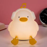 Eend nachtlampje met koptelefoon - thumbnail