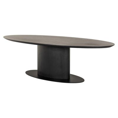 Richmond Ovale Eettafel 'Gordon' Eiken, 210 x 105cm, kleur Dark Coffee Richmond Ovale Eettafel 'Gordon' Eiken, 210 x 105cm, kleur Dark Coffee