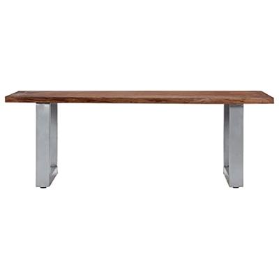Salontafel met natuurlijke randen 115x60x40 cm acaciahout