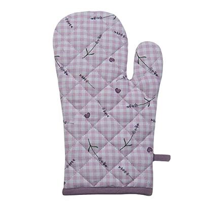 Clayre & Eef Ovenhandschoen lavendel