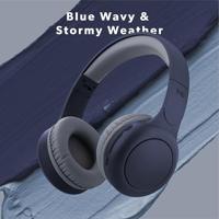 T'nB - Tonality over-ear Bluetooth-hoofdtelefoon, schuimrubberen pads, batterijduur 24 uur, 3,5 mm jack kabel inbegrepen - Blauw - thumbnail