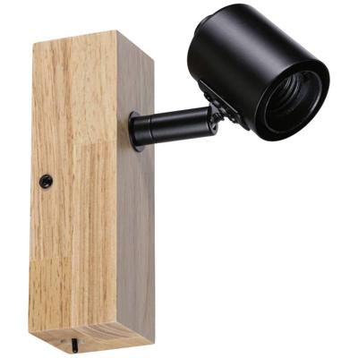 Paulmann Arvid 66770 Wandspot E27 Zwart, Hout (licht) Paulmann Arvid 66770 Wandspot E27 Zwart, Hout (licht)
