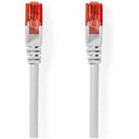 Nedis CAT6 Netwerkkabel | RJ45 Male | RJ45 Male | U/UTP | 0.25 m | Rond | PVC | Wit | Label - CCGL85200WT025 - thumbnail