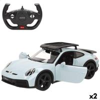 Politiewagen op Afstandsbediening Porsche 32 X 12 X 13 CM (2 Stuks) - thumbnail