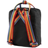 Fjallraven Kånken Rainbow Mini rugzak (Basiskleur: Rainbow Pattern/Black) - thumbnail