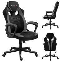 Huzaro FORCE 2.5 GREY MESH Gaming leunstoel Zitgedeelte van mesh Zwart, Grijs - thumbnail