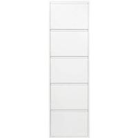 Kare Design Caruso Schoenenkast 5 laden wit - thumbnail