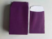 Kraftzakjes paars 16x23cm 70gr 100 stuks - thumbnail