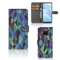 Xiaomi Mi 10T Lite | Book Case | Abstract Green Blue - thumbnail