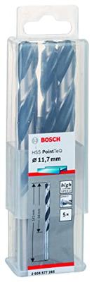 Bosch Accessoires 5X Metaalboor HSS Pointeq 11,7mm - 2608577285