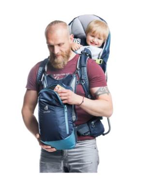 Deuter Kid Comfort Pro Babydraagzak/rugzak Polyamide Blauw - thumbnail