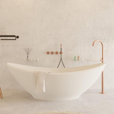 Ligbad Vrijstaand Ideavit Solidlectus 180x100x62 cm Solid Surface Mat Wit Ideavit Ligbad Vrijstaand Ideavit Solidlectus 180x100x62 cm Solid Surface Mat Wit Ideavit