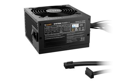 PC-voeding - WEES STIL! - Systeemvermogen 11 - 650 W - BP011EU - Betrouwbaar en stil