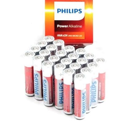 Philips power alkaline aaa/lr03 mini penlite blister box 24 101024