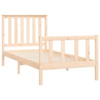 Bedframe zonder matras massief grenenhout 100x200 cm - thumbnail