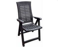 Standenstoel Kunststof Antraciet - thumbnail