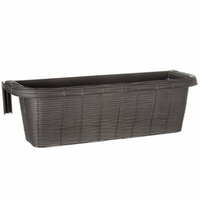 Bama Fioriera Bloem-Balkonbak 60x20x18.5 cm Antraciet
