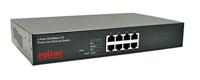 ROLINE PoE Fast Ethernet Switch, 8-Poorts, (8x PoE), 19 Inbouw - thumbnail