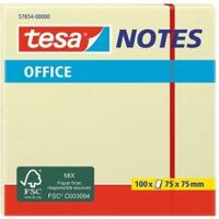 tesa Plaknotitie 57654-00000 75 mm x 75 mm Geel 100 vellen - thumbnail