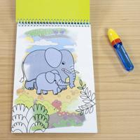 Galt waterkleurboek Safari junior 26 x 14 cm 2 delig - thumbnail