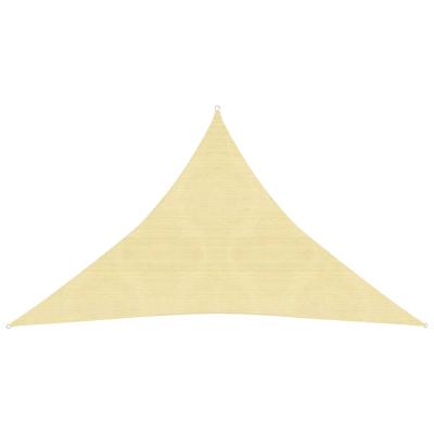 Zonnezeil 160 g/m 3x3x4,2 m HDPE beige