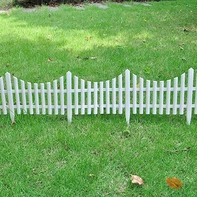 VidaXL Gazonranden 17 st 10 m wit