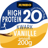 Jumbo High Protein Kwark Vanille Smaak 200 g - thumbnail