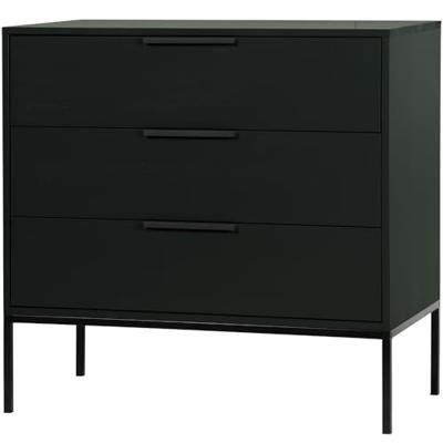 WOOOD Ladekast / Commode 'Adam' kleur Zwart