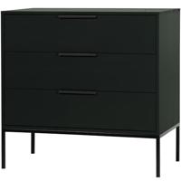 WOOOD Ladekast / Commode 'Adam' kleur Zwart - thumbnail