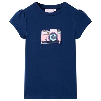 Kindershirt 116 marineblauw Kindershirt 116 marineblauw