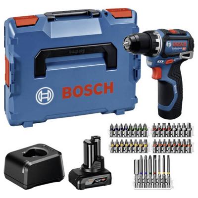 Bosch Blauw GSR 12V-32 Accuschroefboormachine | 1x GBA 12V 2.0Ah / 1x GBA 12V 4.0Ah / Lader GAL 12V-20 / 40 Accessoires - 06019N7005