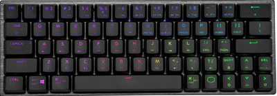 Cooler Master Gaming SK622 toetsenbord USB + Bluetooth QWERTY Amerikaans Engels Zwart