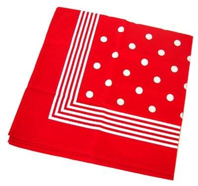 Zakdoek Rood stippel