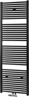Saqu Calm handdoekradiator 1067W 60x182cm mat zwart - thumbnail