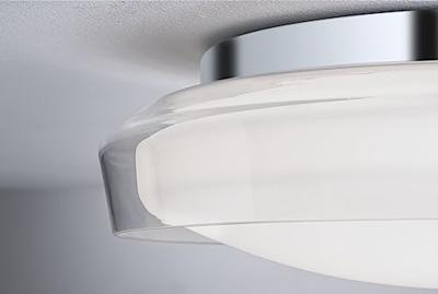 Paulmann Luena LED-lamp voor vochtige ruimte LED 16.5 W Warmwit Glas, Chroom - thumbnail