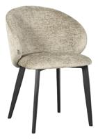 LABEL51 Eetkamerstoel Logan - Beige - Fluweel - thumbnail